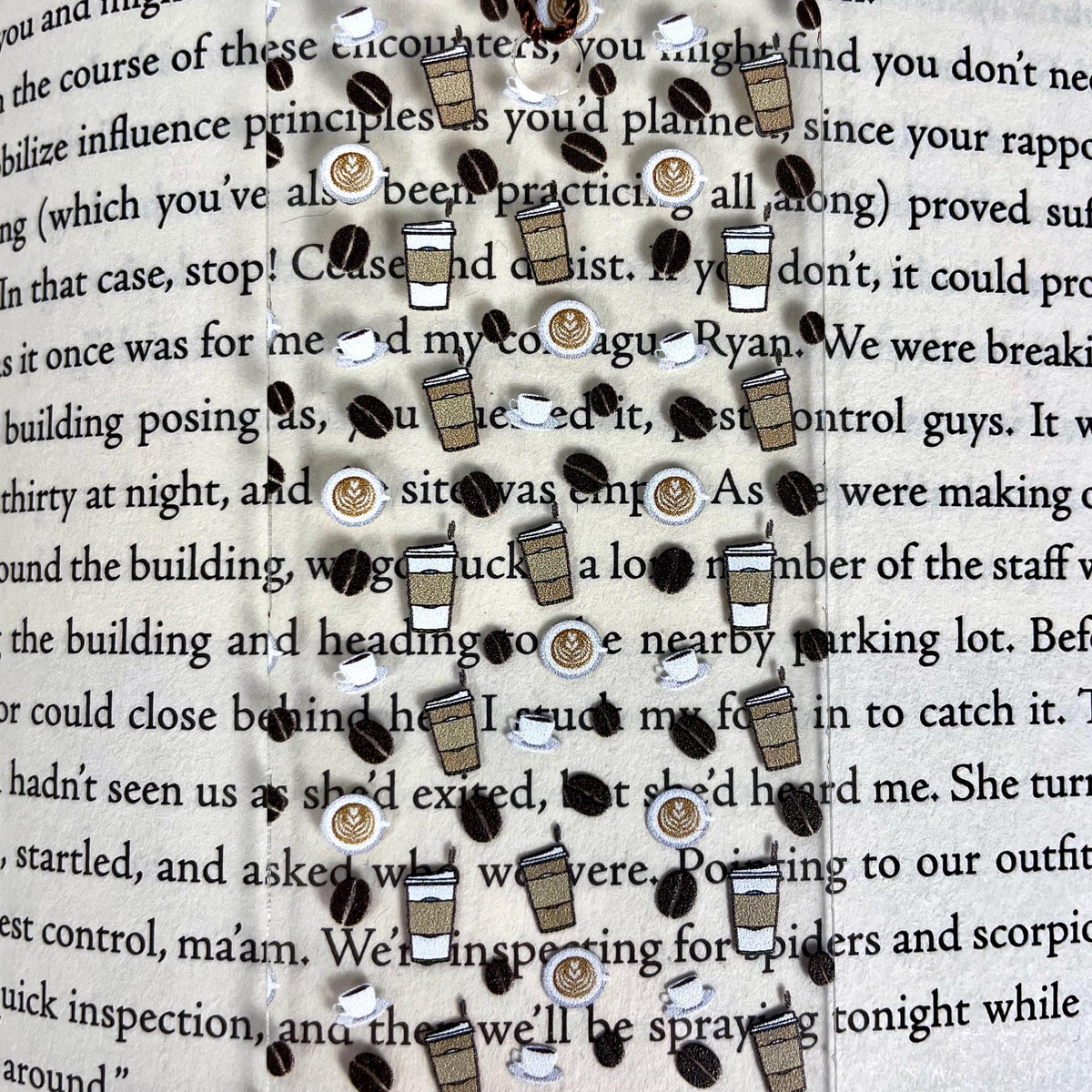 Coffee Bookmark Makes a Teacher Appreciation Gift, Bookish Stocking Stuffer or Birthday Gift for Coffee Lovers, Readers and Baristas
