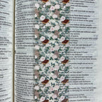 Floral Christian Bookmark for Women, Meaningful Bible Study Gift or Religious Stocking Stuffer for Readers of Faith