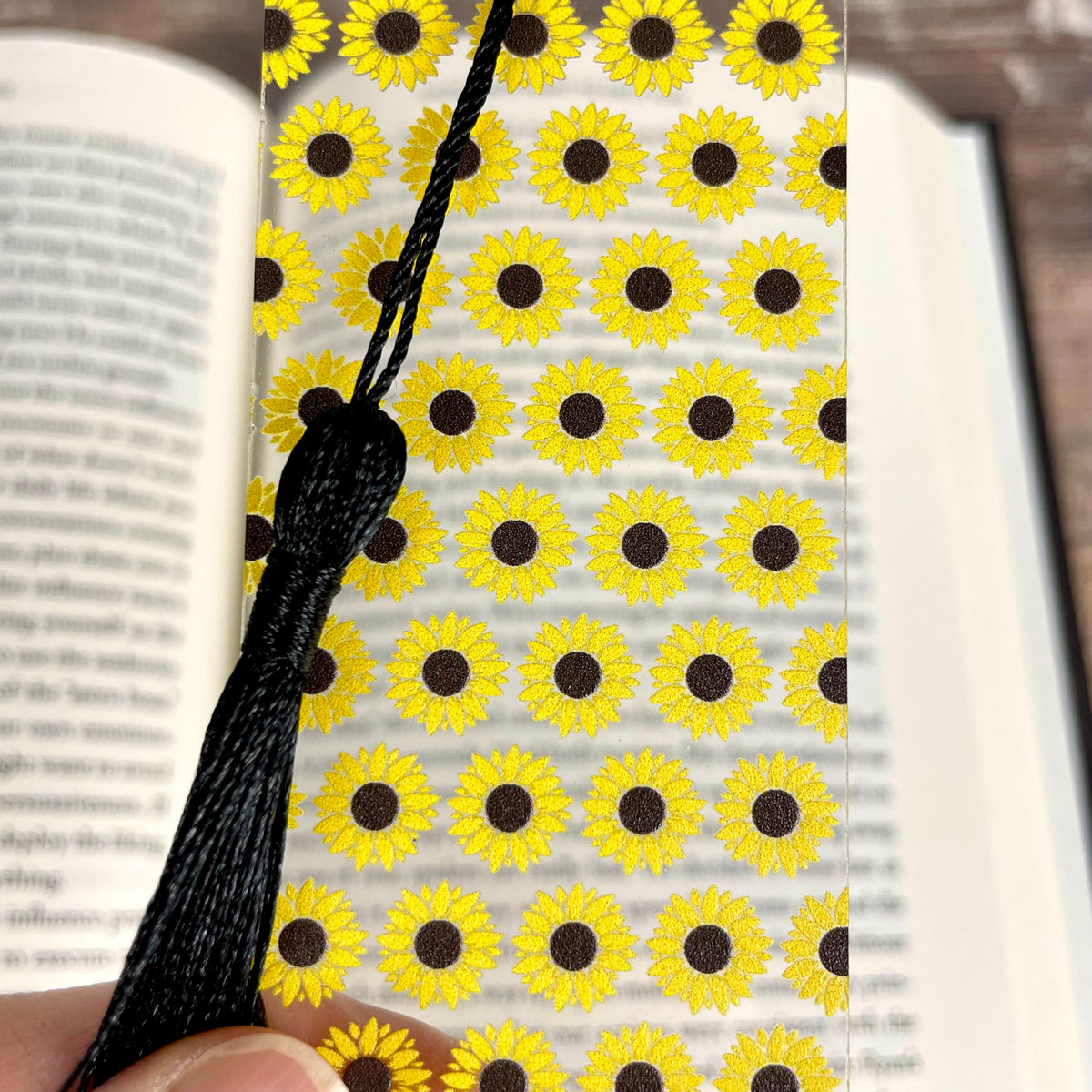 Sunflower Bookmark for Book Lovers Makes a Teacher Appreciation or Mother’s Day Gift for Readers and Flower Lovers