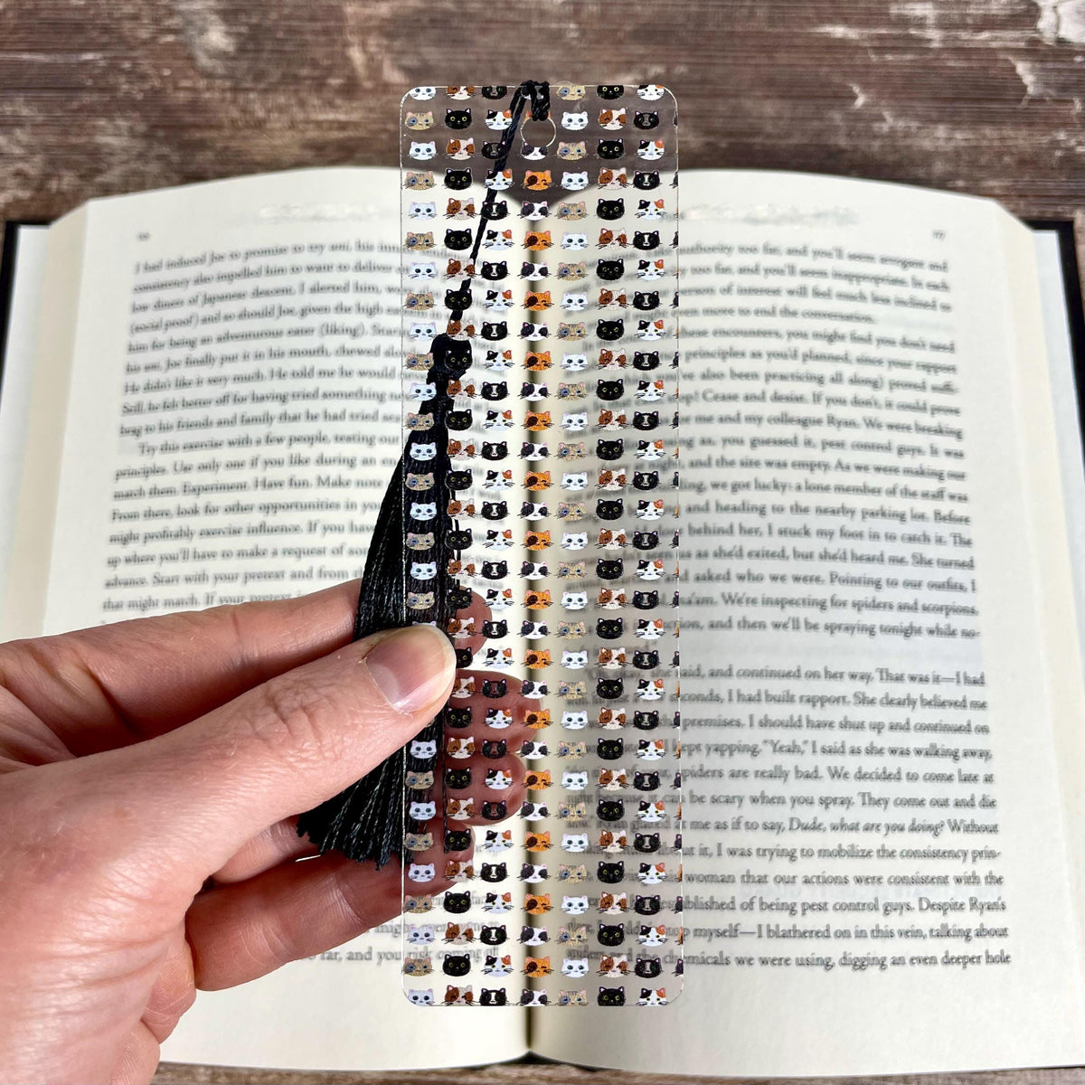 Cat Bookmark for Book Lovers Makes a Cute Book Accessory for Teacher Gift Baskets or a Cat Lover Gift