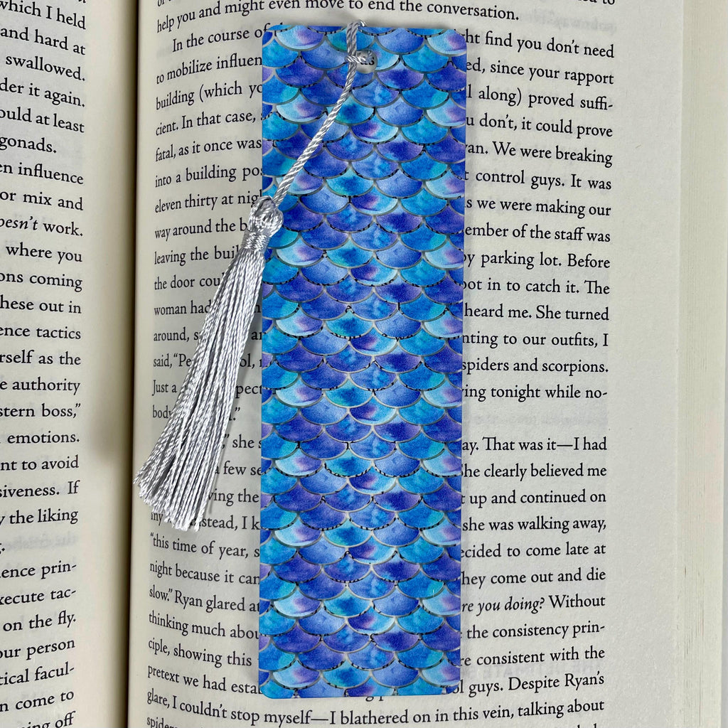 Mermaid Scale Bookmark Makes a Fantasy Gift or Bookish Stocking Stuffer for Ocean Lovers and Readers