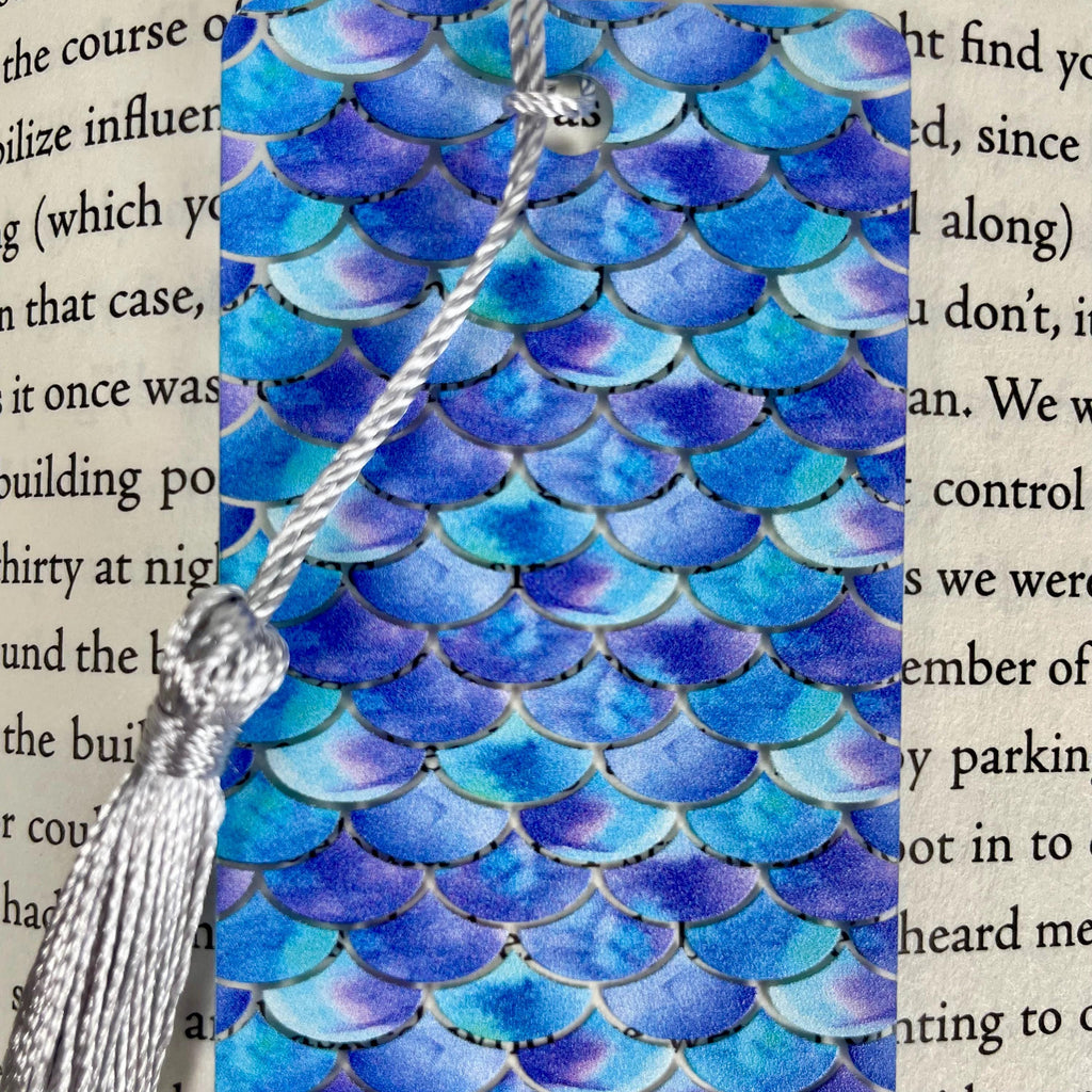 Mermaid Scale Bookmark Makes a Fantasy Gift or Bookish Stocking Stuffer for Ocean Lovers and Readers