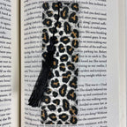 Leopard Bookmark – Chic Gift for Her, Animal Print Accessory for Book Lovers, Neutral Girl Aesthetic, Bold Stocking Stuffer Idea