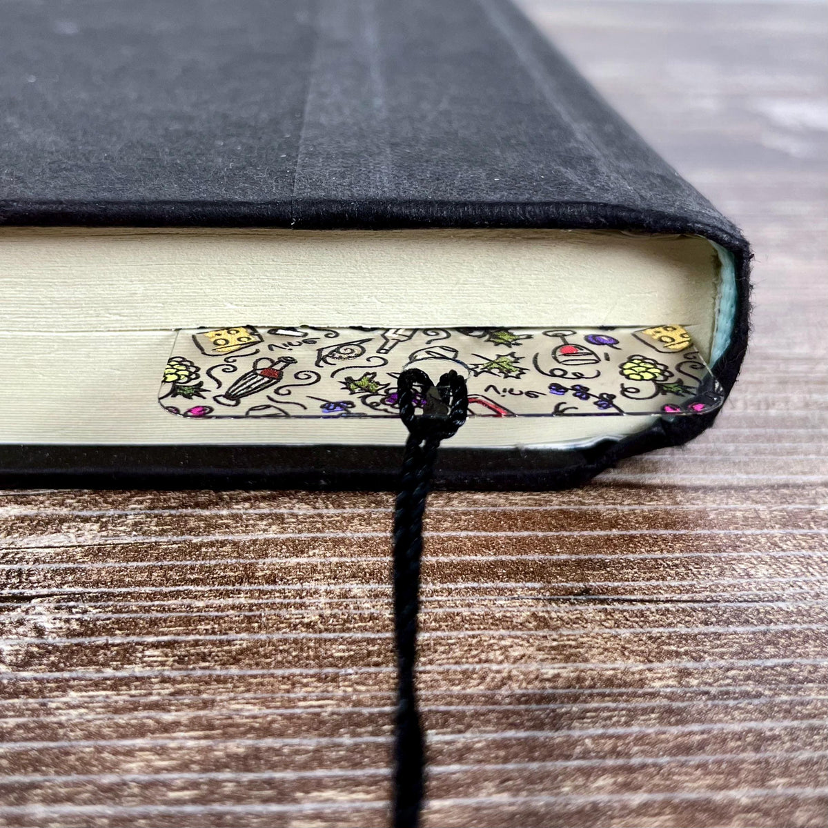 Wine Bookmark Makes a Book Club Gift, Hostess Gift or Birthday Gift for Wine Lovers and Book Lovers