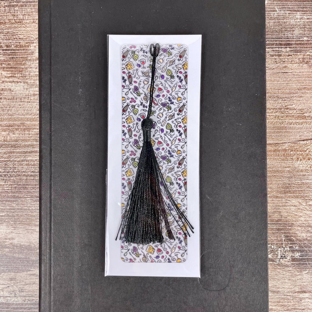 Wine Bookmark Makes a Book Club Gift, Hostess Gift or Birthday Gift for Wine Lovers and Book Lovers