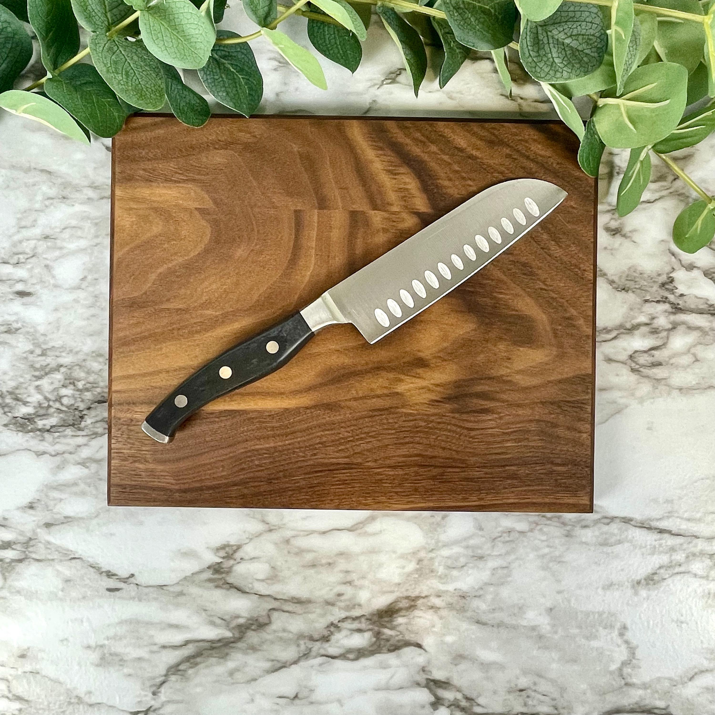 Cutting Board, Walnut Cherry or Maple, Large Kitchen Board, Handmade Chopping Block, Wood Prep and Serving Board