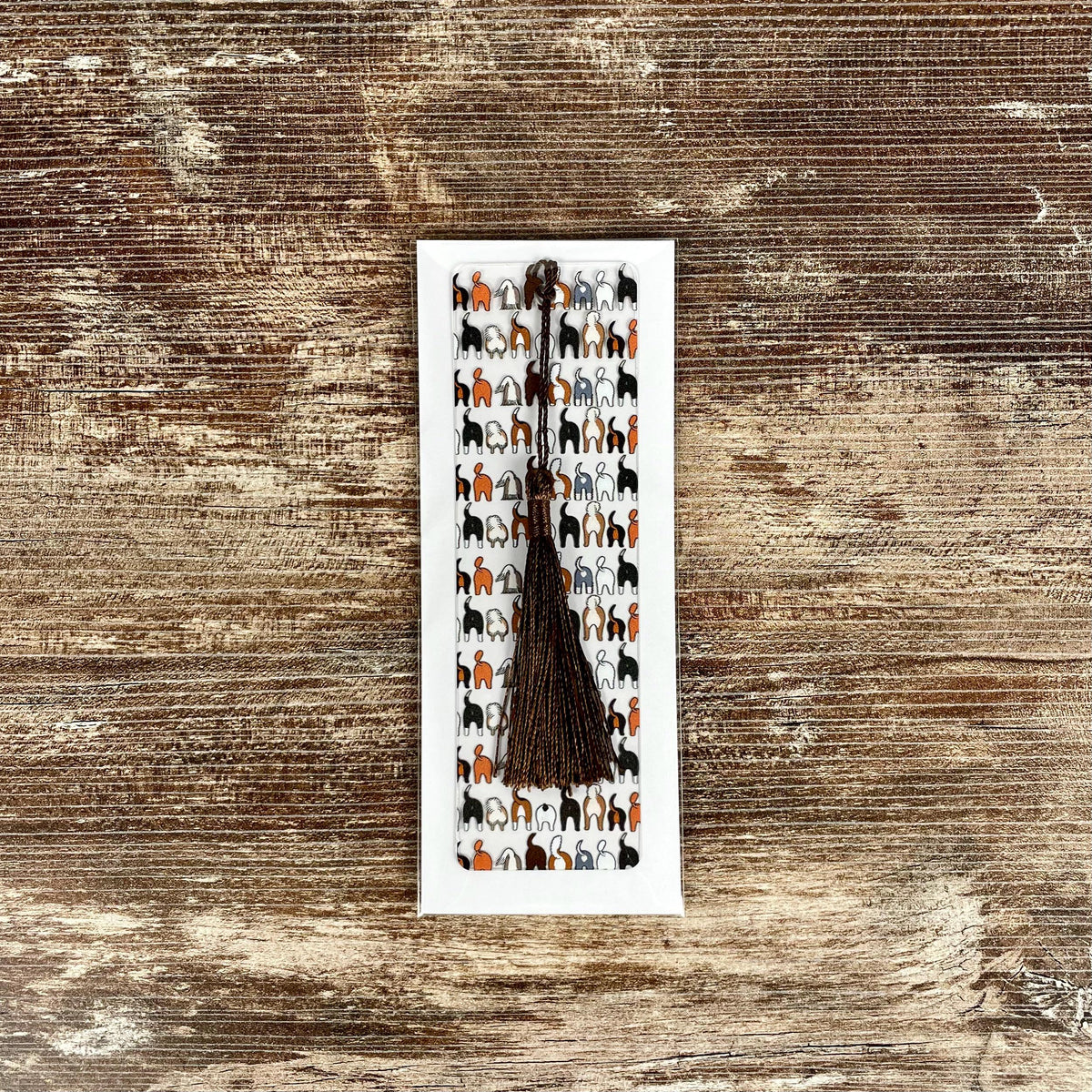 Funny Dog Butt Bookmark – Weird Gift for Dog Lovers, Bookworms, and Pet Parents