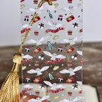 Snowy Owl Bookmark Makes a Christmas Stocking Stuffer or Winter Bookish Gift for Owl Lovers and Fantasy Readers