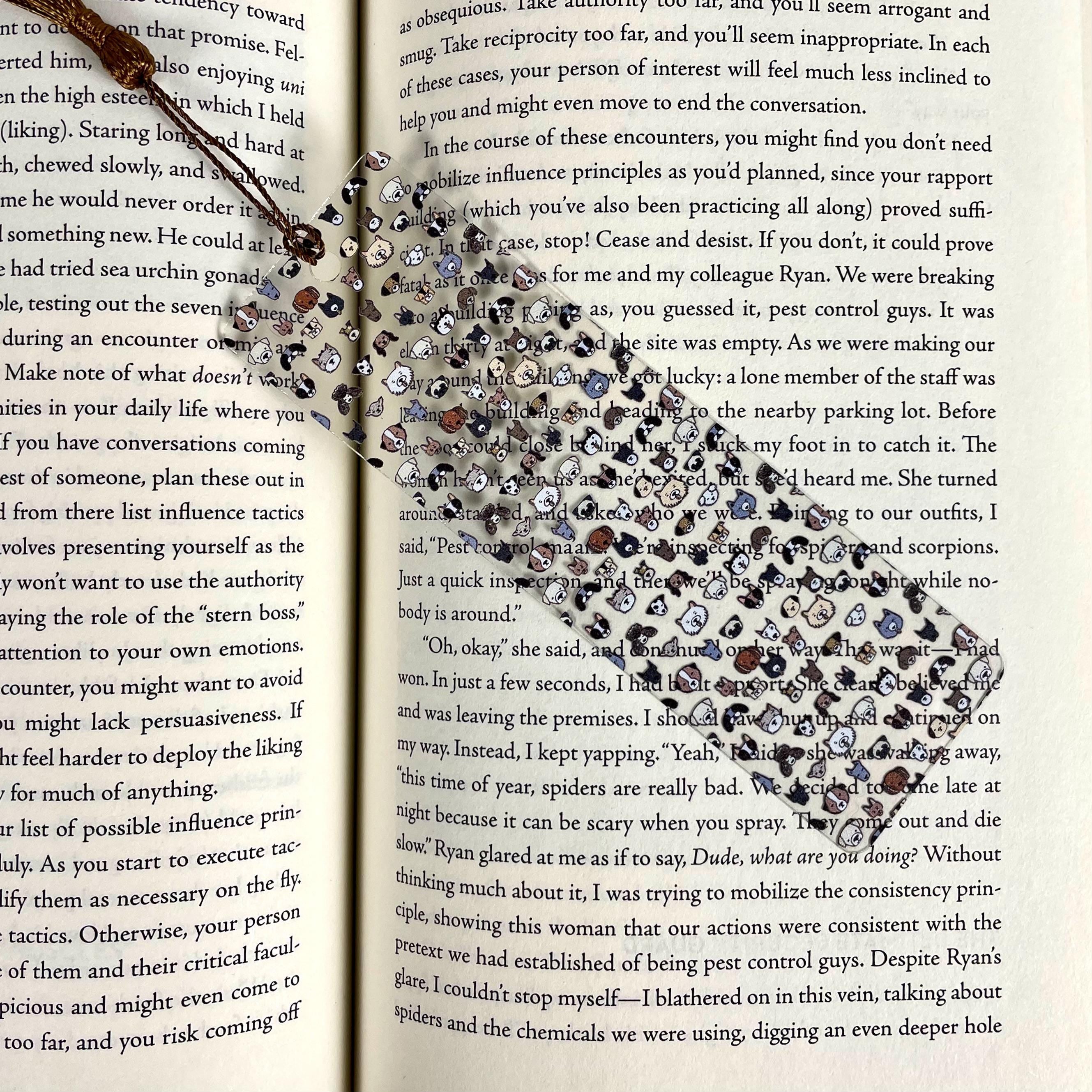 Dog Bookmark Gift Set for Book Lovers, A Stocking Stuffer for Dog Lovers or Bookish Gift for Readers