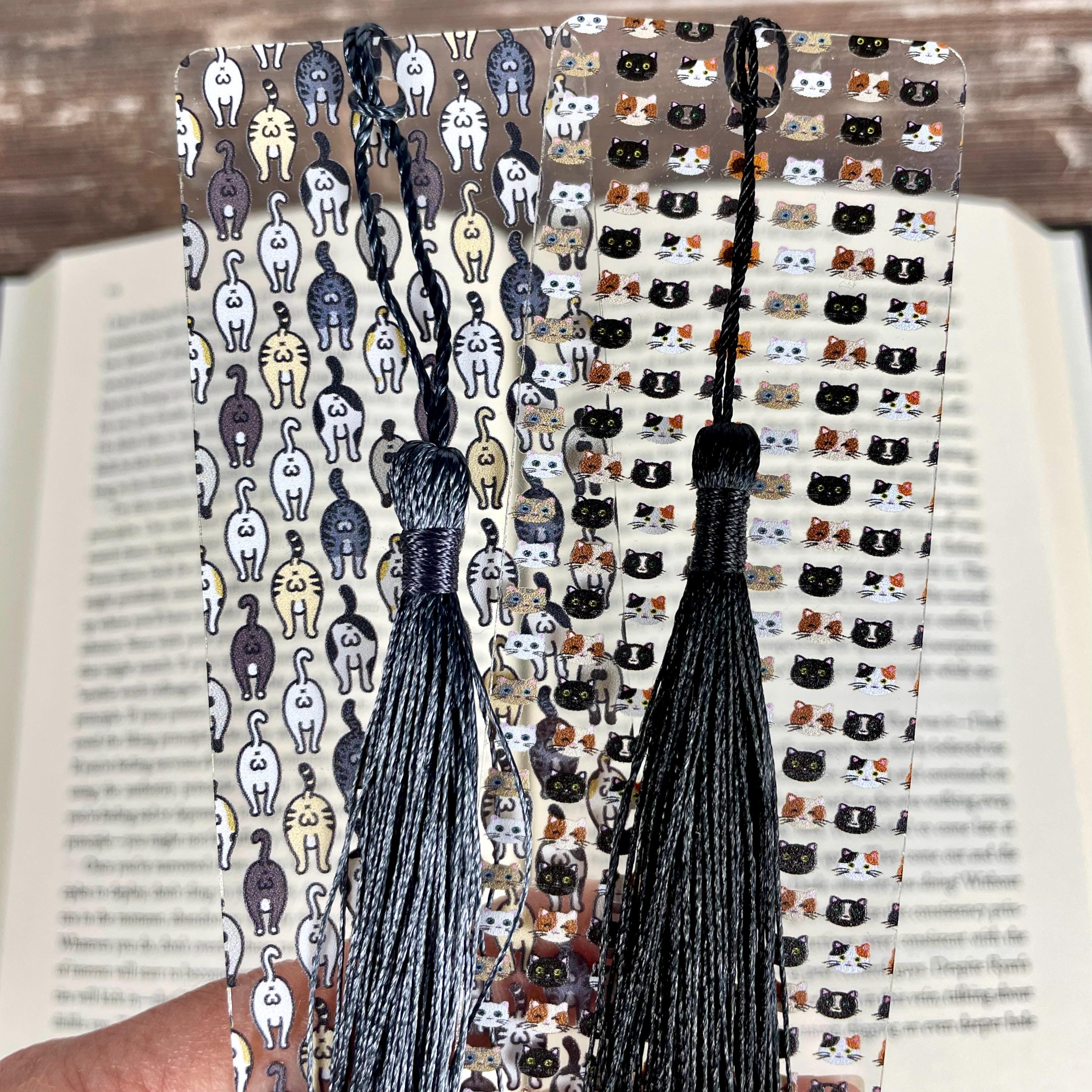 Cat Bookmark Gift Set for Book Lovers, A Stocking Stuffer for Cat Lovers or Bookish Care Package Gift for Readers