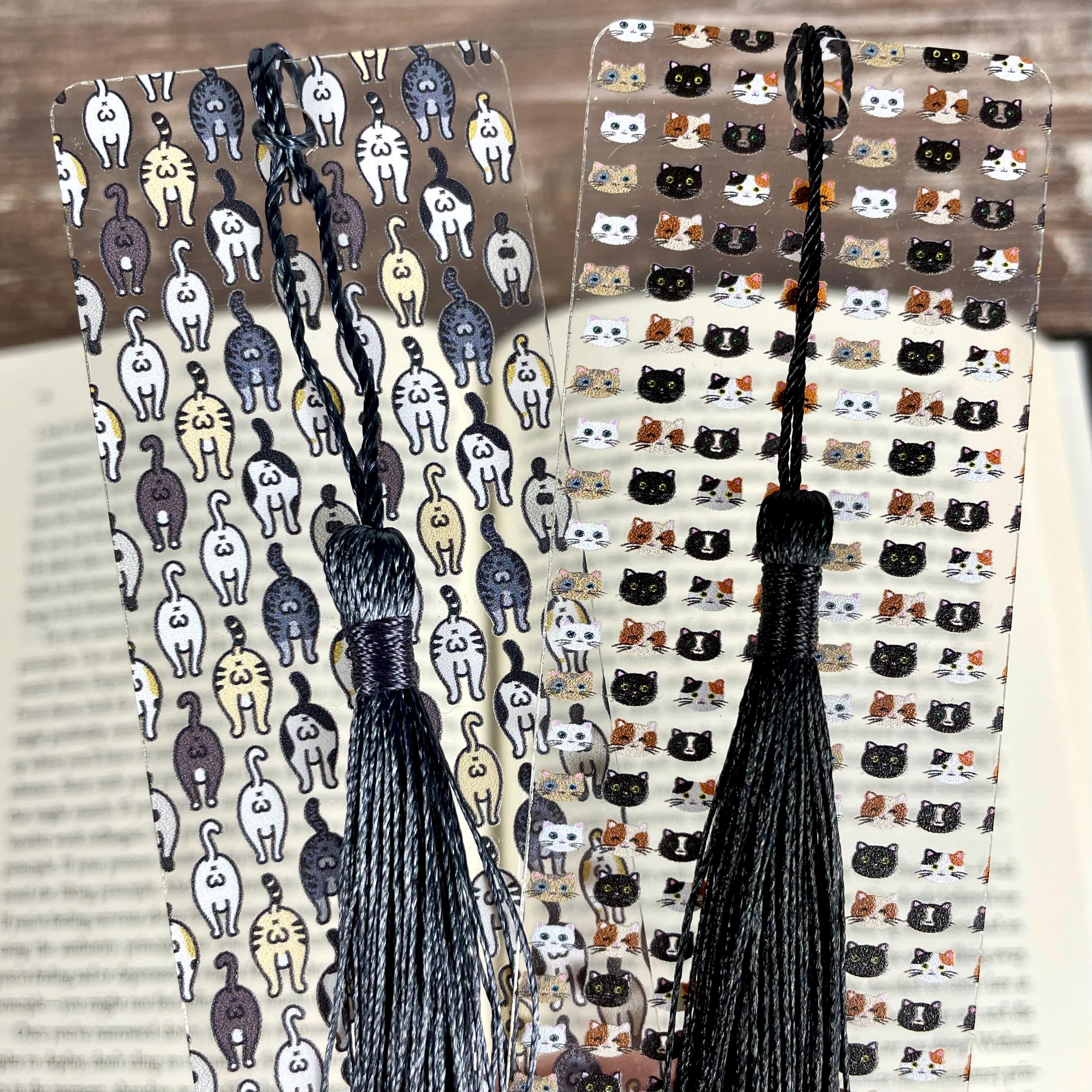 Cat Bookmark Gift Set for Book Lovers, A Stocking Stuffer for Cat Lovers or Bookish Care Package Gift for Readers