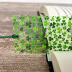 Irish Shamrock Bookmark for Book Lovers Makes a St. Patrick’s Day Gift for Teachers and Readers