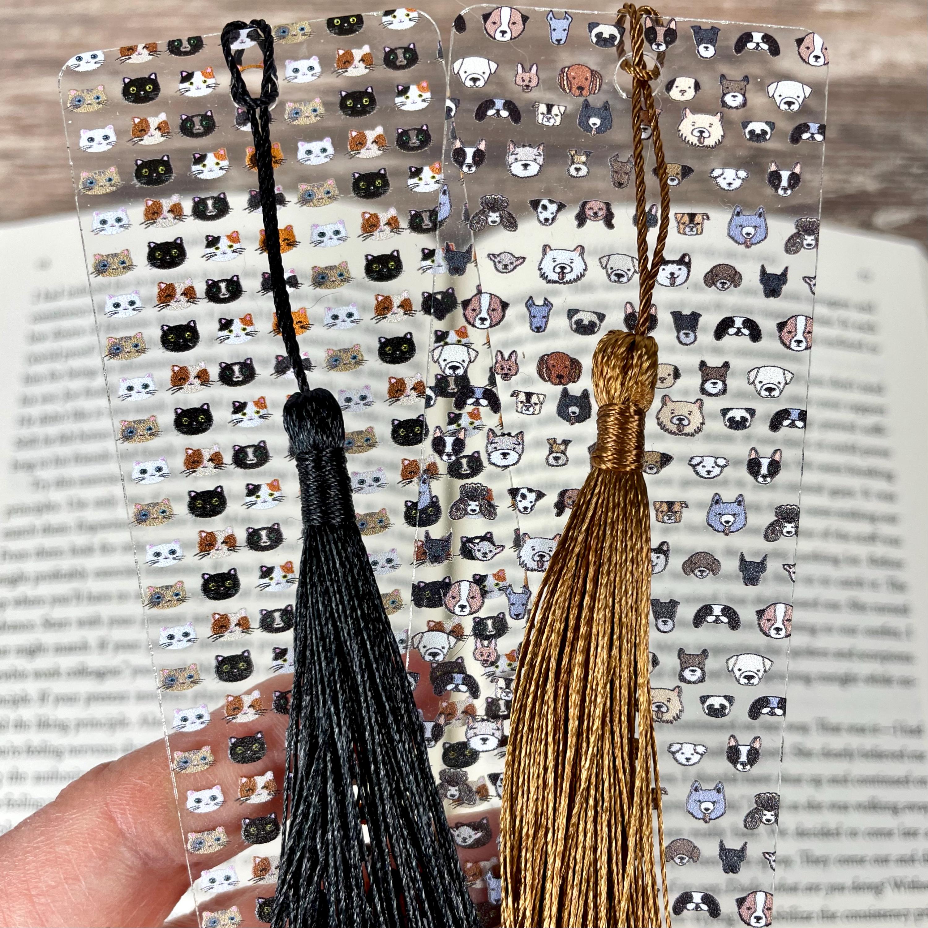 Book Lover Gift Set with Dog and Cat Bookmarks, A Perfect Stocking Stuffer for Pet Lovers