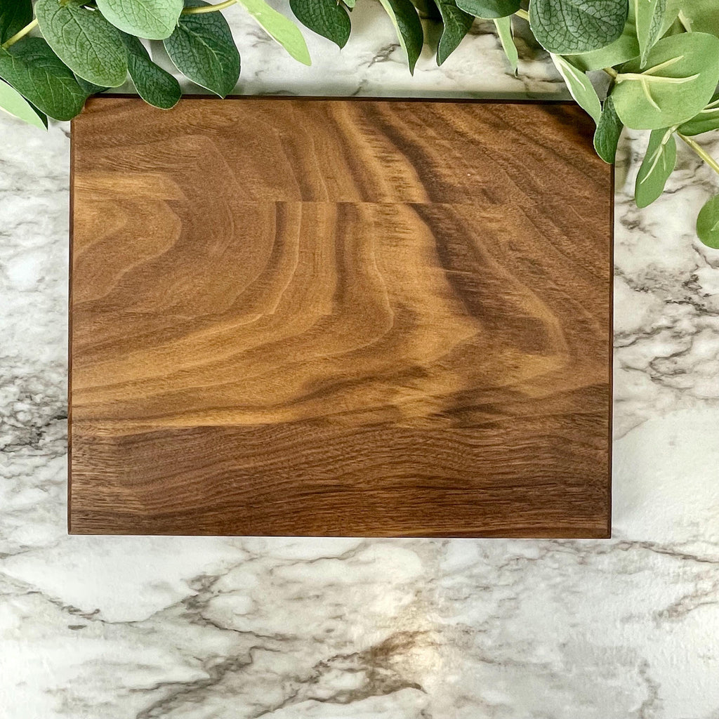 Cutting Board, Walnut Cherry or Maple, Large Kitchen Board, Handmade Chopping Block, Wood Prep and Serving Board