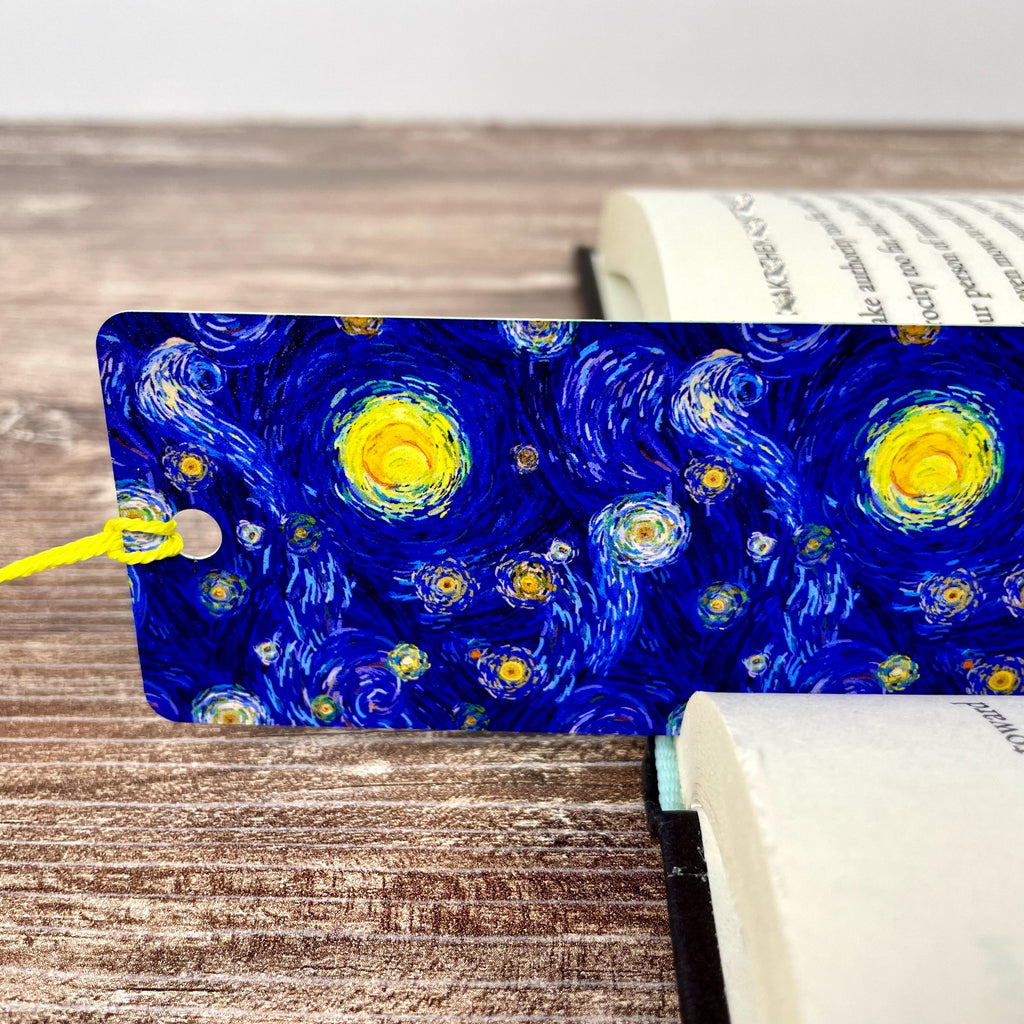 Starry Night Inspired Bookmark Makes a Teacher Gift or Bookish Accessory for Art Lovers, Artists and Readers