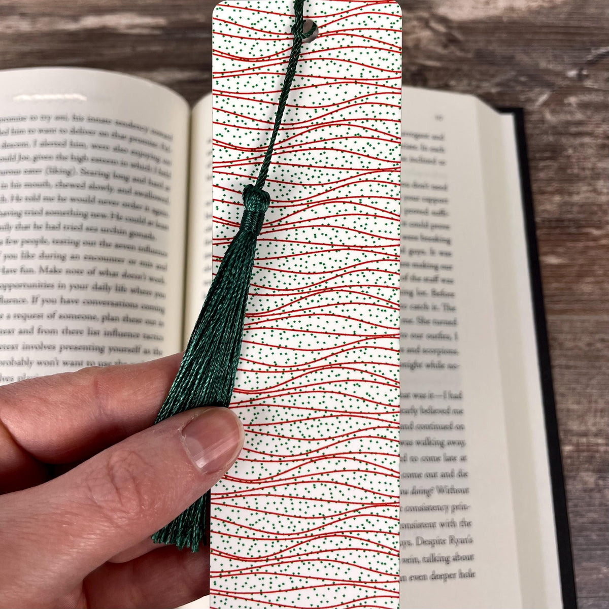Christmas Bookmark Makes a Holiday Stocking Stuffer, Teacher Gift or Secret Santa Gift for Book Lovers and Readers