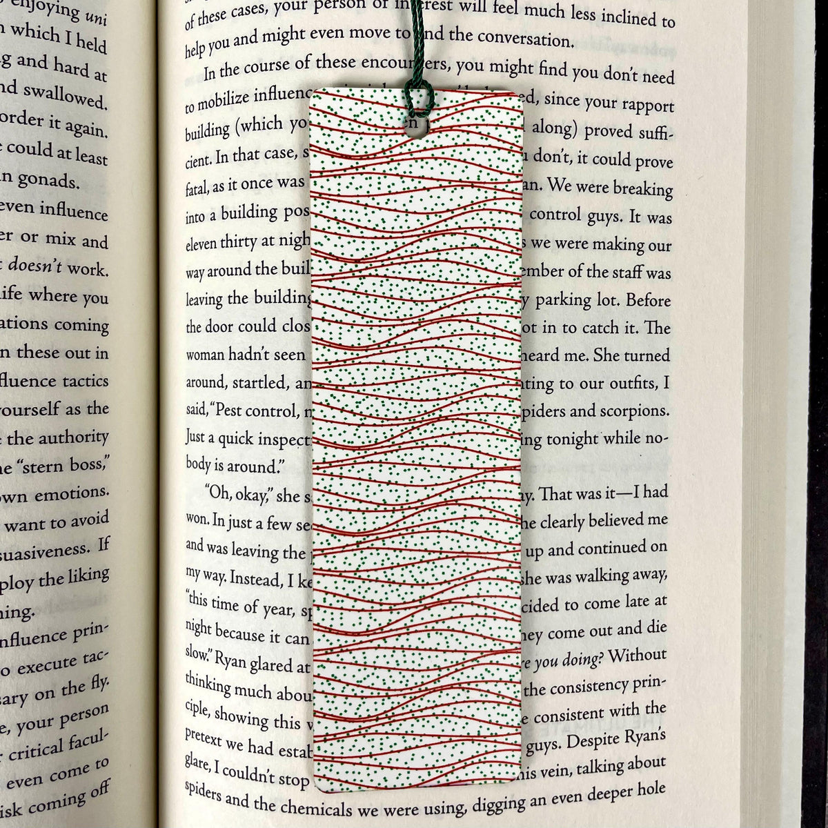 Christmas Bookmark Makes a Holiday Stocking Stuffer, Teacher Gift or Secret Santa Gift for Book Lovers and Readers