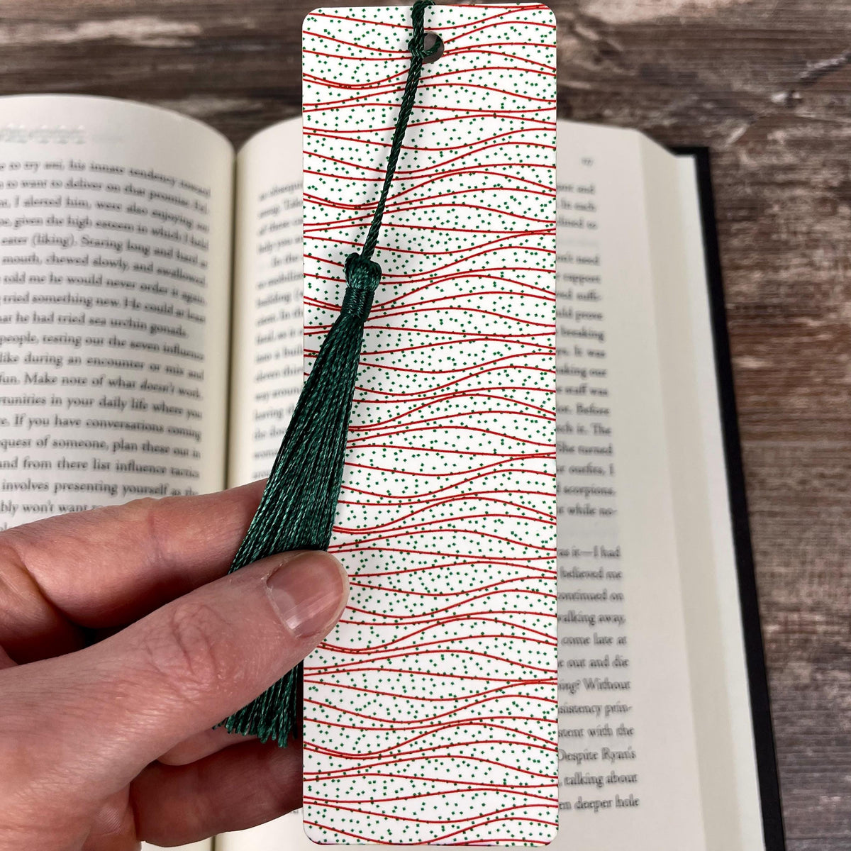 Christmas Bookmark Makes a Holiday Stocking Stuffer, Teacher Gift or Secret Santa Gift for Book Lovers and Readers