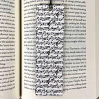 Music Notes Bookmark for Music Teachers and Students, Piano Recital Gift or End of Year Gift for Choir and Band Members