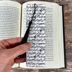 Music Notes Bookmark for Music Teachers and Students, Piano Recital Gift or End of Year Gift for Choir and Band Members