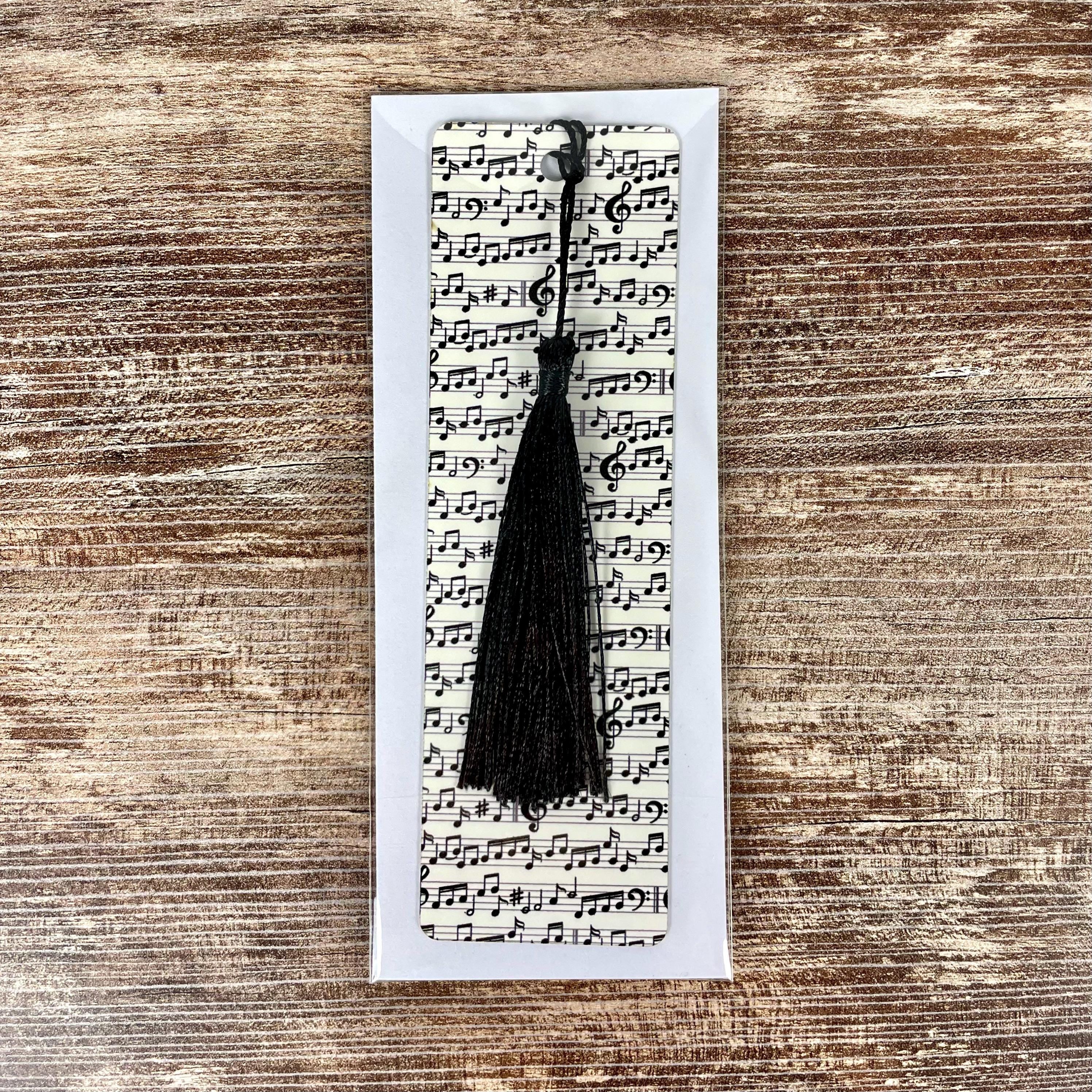 Music Notes Bookmark for Music Teachers and Students, Piano Recital Gift or End of Year Gift for Choir and Band Members