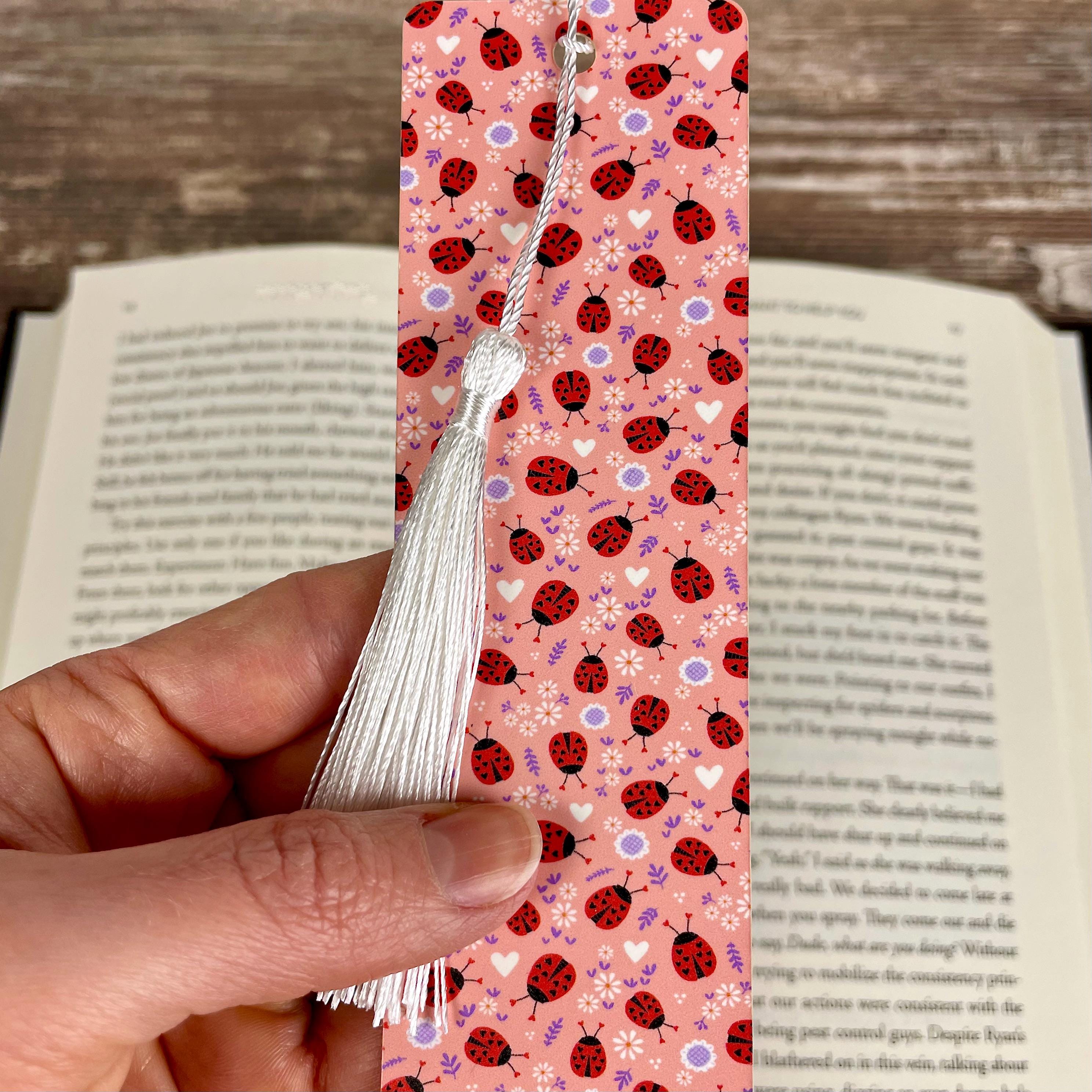 Ladybug Bookmark Makes a Cute Teacher Appreciation Gift or Stocking Stuffer for Ladybug Lovers, Book Lovers and Readers