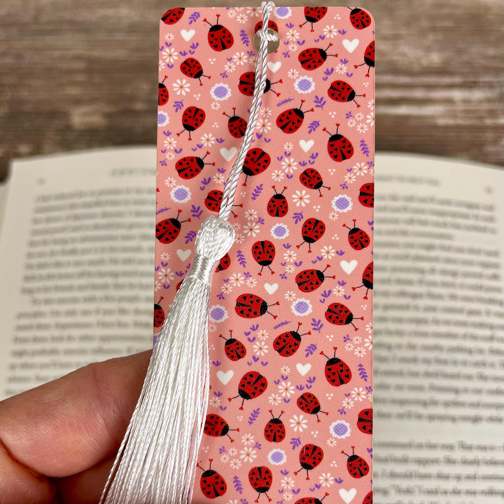 Ladybug Bookmark Makes a Cute Teacher Appreciation Gift or Stocking Stuffer for Ladybug Lovers, Book Lovers and Readers