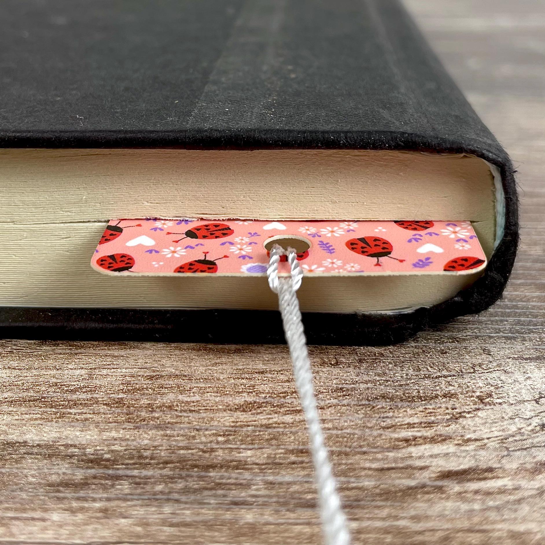 Ladybug Bookmark Makes a Cute Teacher Appreciation Gift or Stocking Stuffer for Ladybug Lovers, Book Lovers and Readers