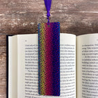 Rainbow Leopard Print Bookmark | Book Lover Gift | Colorful Bookmark | Teacher Gift | Animal Print Bookmark