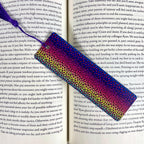 Rainbow Leopard Print Bookmark | Book Lover Gift | Colorful Bookmark | Teacher Gift | Animal Print Bookmark