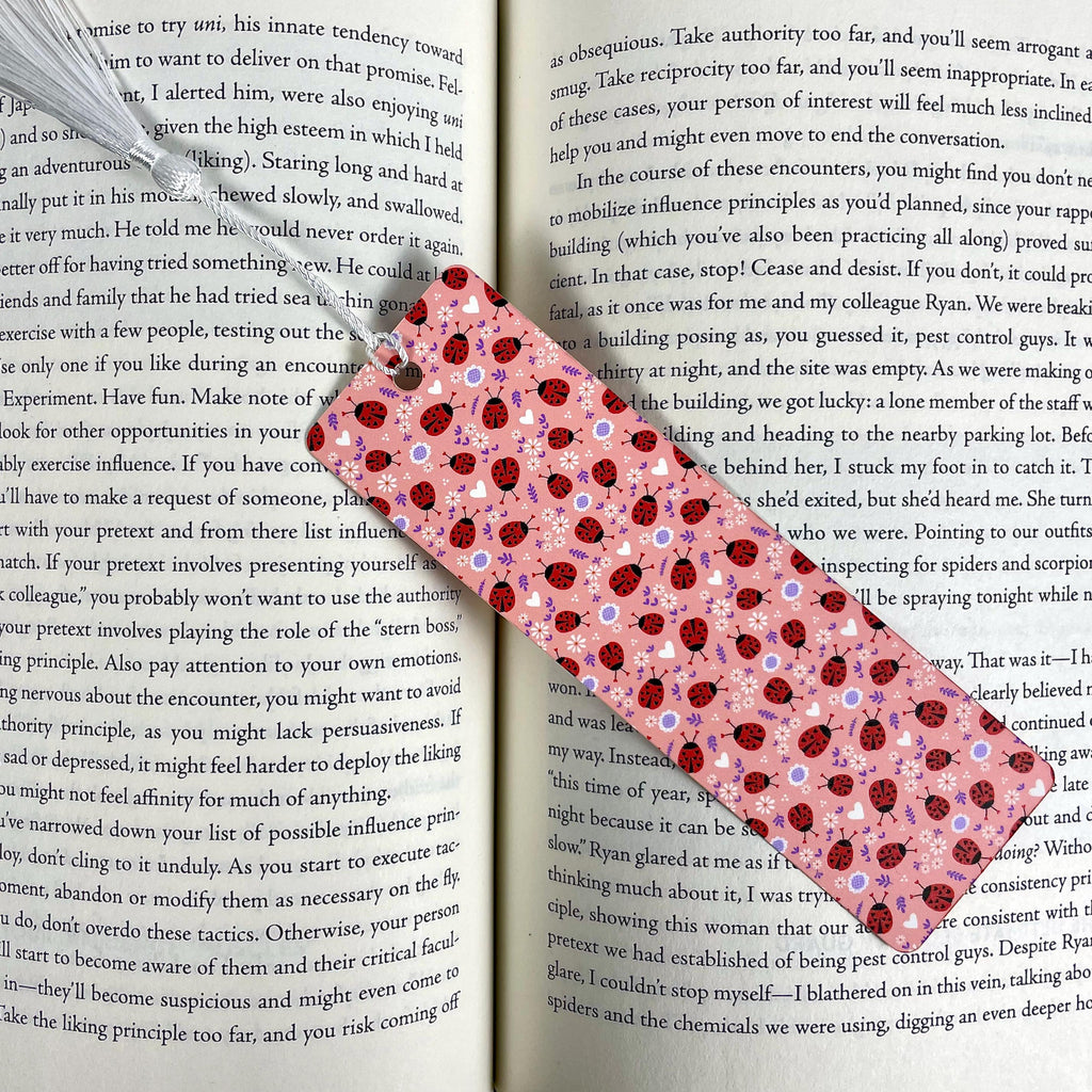 Ladybug Bookmark Makes a Cute Teacher Appreciation Gift or Stocking Stuffer for Ladybug Lovers, Book Lovers and Readers
