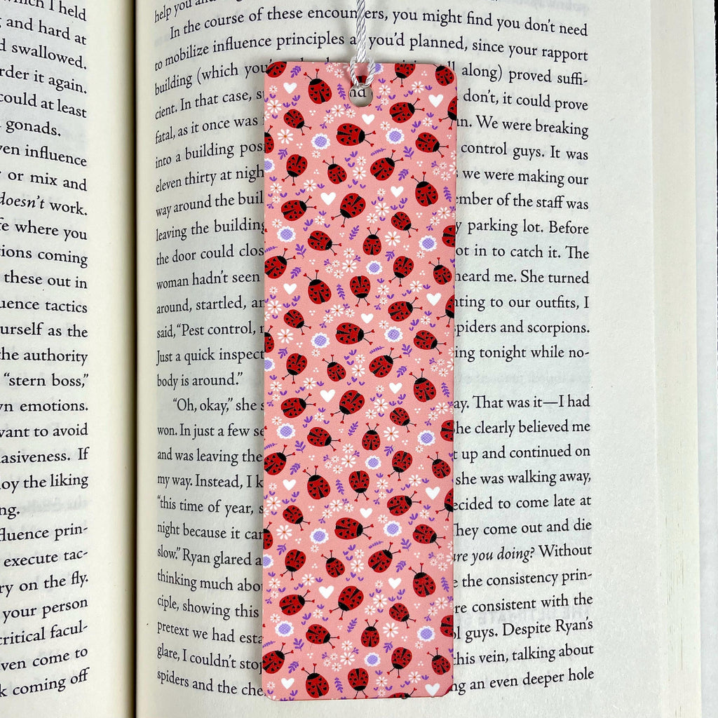 Ladybug Bookmark Makes a Cute Teacher Appreciation Gift or Stocking Stuffer for Ladybug Lovers, Book Lovers and Readers