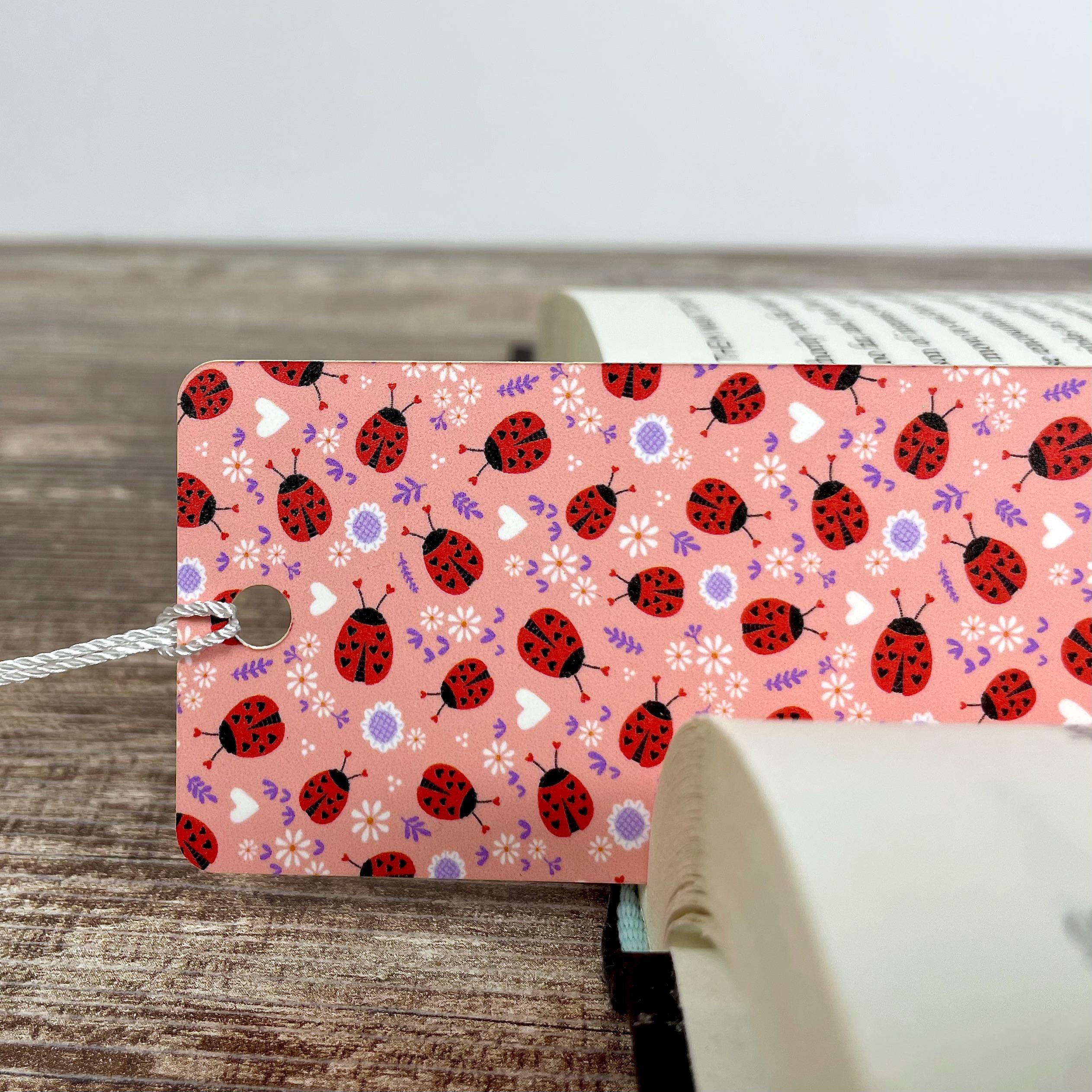 Ladybug Bookmark Makes a Cute Teacher Appreciation Gift or Stocking Stuffer for Ladybug Lovers, Book Lovers and Readers
