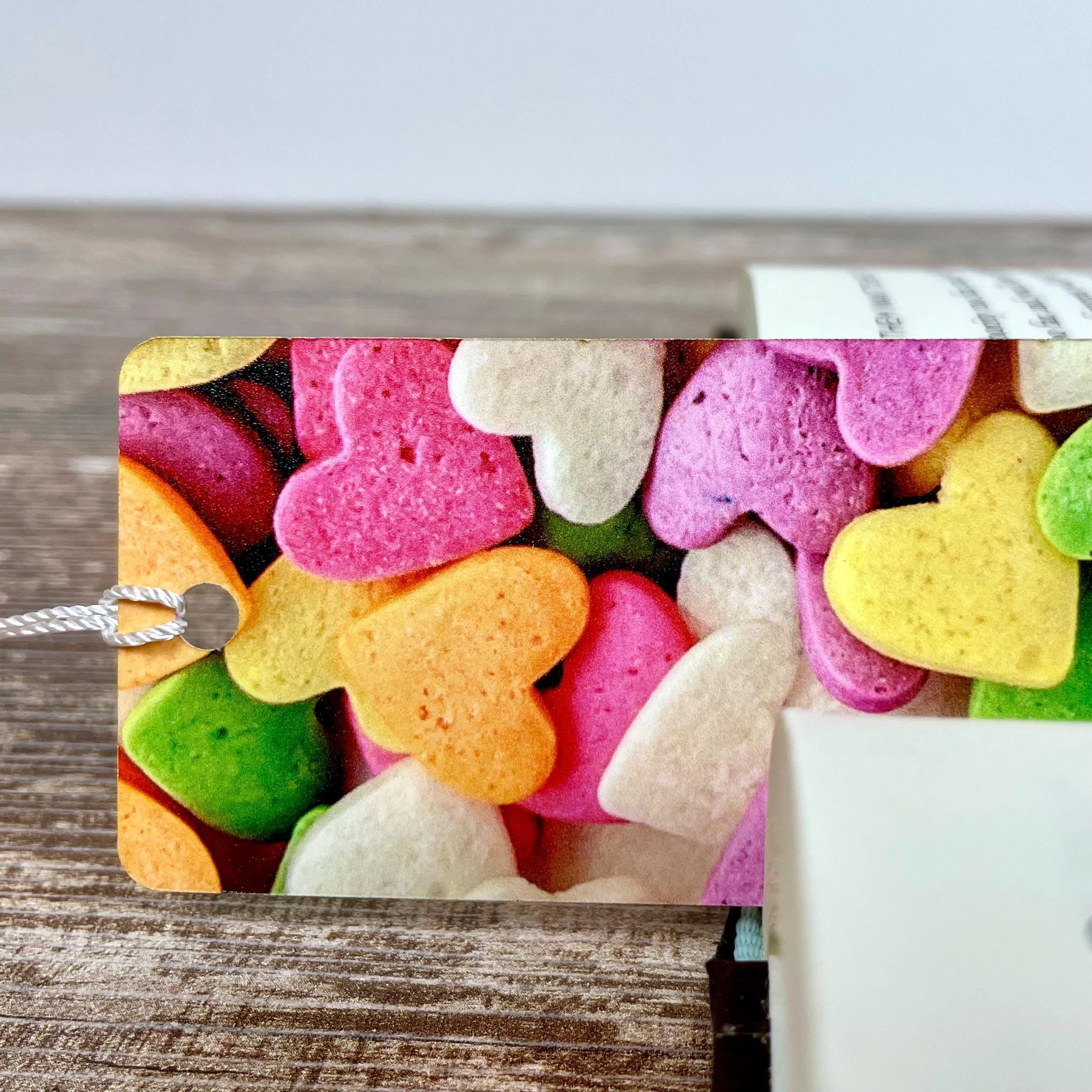 Candy Heart Bookmark Makes a Valentine’s Day Gift for Book Lovers or a Cute Teacher Gift for Students and Young Readers