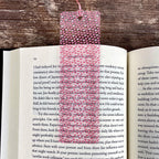 Pink Heart Bookmark Makes a Valentine Gift or Bookish Birthday Gift for Romance Readers and Book Lovers
