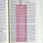 Pink Heart Bookmark Makes a Valentine Gift or Bookish Birthday Gift for Romance Readers and Book Lovers