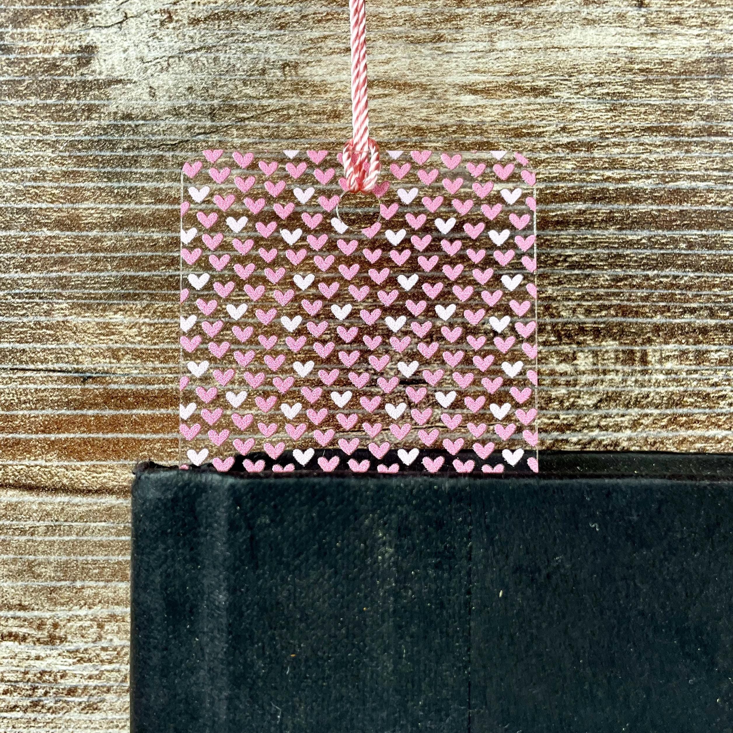Pink Heart Bookmark Makes a Valentine Gift or Bookish Birthday Gift for Romance Readers and Book Lovers