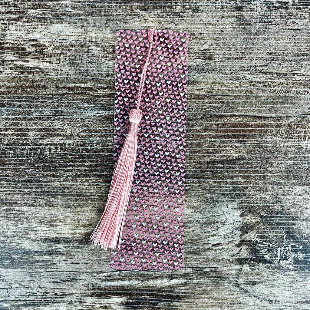 Pink Heart Bookmark Makes a Valentine Gift or Bookish Birthday Gift for Romance Readers and Book Lovers