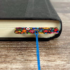 Retro Floral Bookmark Makes a Colorful Teacher Gift or Bookish Birthday Gift for Flower Lovers and Readers