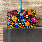 Retro Floral Bookmark Makes a Colorful Teacher Gift or Bookish Birthday Gift for Flower Lovers and Readers