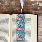 Cherry Blossom Bookmark for Teacher Appreciation Gift, Floral Book Accessory or Birthday Gift for Book Lovers and Readers