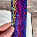 Rainbow Leopard Print Bookmark | Book Lover Gift | Colorful Bookmark | Teacher Gift | Animal Print Bookmark