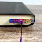 Rainbow Leopard Print Bookmark | Book Lover Gift | Colorful Bookmark | Teacher Gift | Animal Print Bookmark