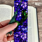Lilac Floral Bookmark for Flower Lovers, a Spring Book Accessory or Teacher Appreciation Gift for Readers and Gardeners
