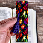 Tulip Floral Bookmark for Teacher Gift Basket or Bookish Gift for Mother's Day and Flower Lovers