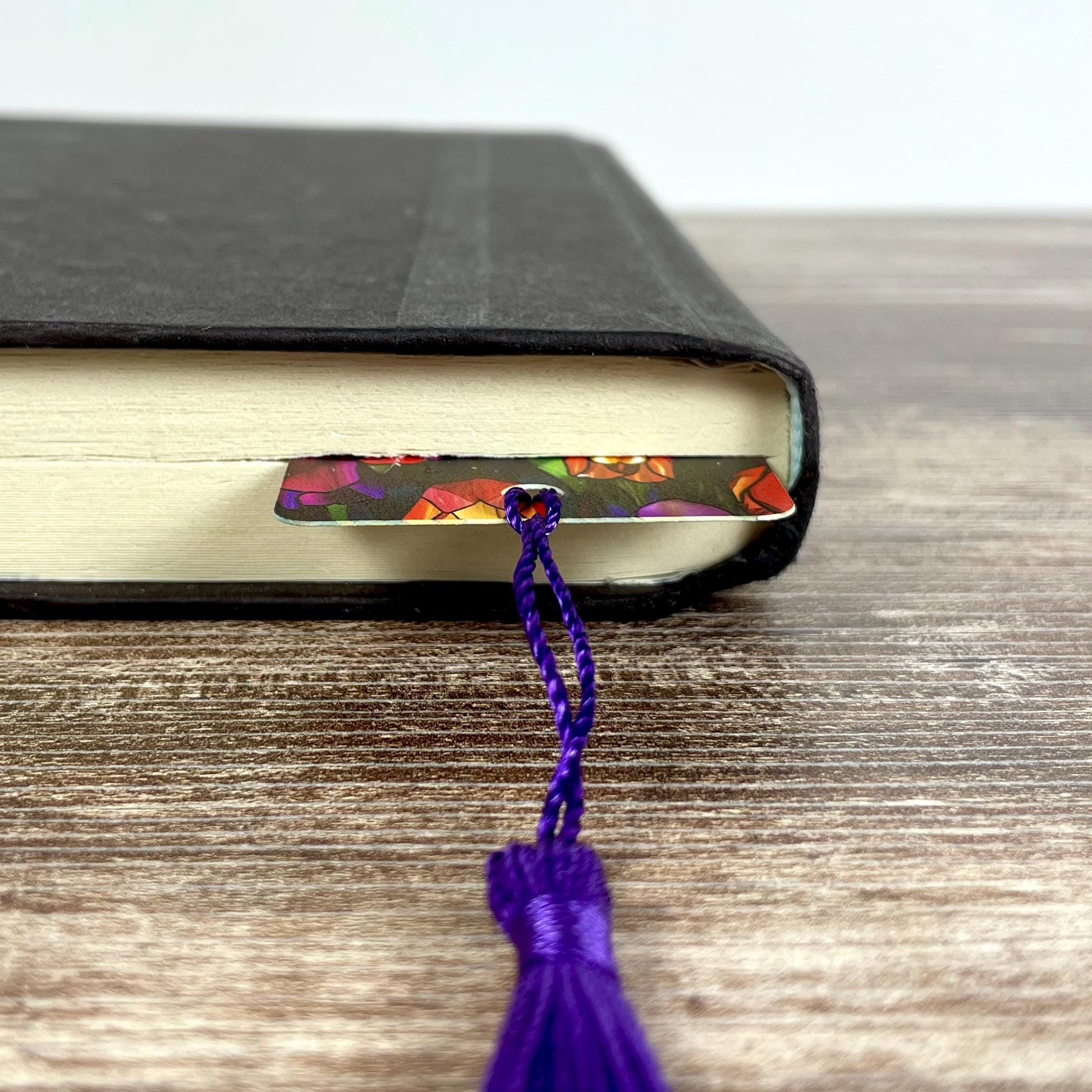 Tulip Floral Bookmark for Teacher Gift Basket or Bookish Gift for Mother's Day and Flower Lovers