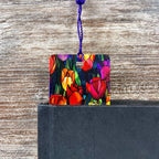 Tulip Floral Bookmark for Teacher Gift Basket or Bookish Gift for Mother's Day and Flower Lovers