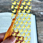 Rubber Duck Bookmark for Teacher Gift Baskets, Birthday Gifts or Stocking Stuffers for Rubber Duck Lovers and Young Readers