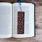 Retro Floral Bookmark Makes a Colorful Teacher Gift or Bookish Birthday Gift for Flower Lovers and Readers