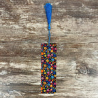 Retro Floral Bookmark Makes a Colorful Teacher Gift or Bookish Birthday Gift for Flower Lovers and Readers